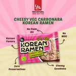 Cheesy Veg Carbonara Korean Ramen - Pack of 4