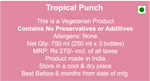 Tropical Punch 100% Fruit Juice - Pack of 3