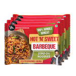 Whole Wheat Instant Noodles - Hot & Sweet Barbeque - Pack of 4