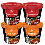 Pasta Combo Pack of 4 - 2 Creamy Tomato, 2 Peri Peri Pasta