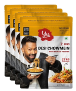 Desi Chowmein Veg Instant Noodles - Pack of 4