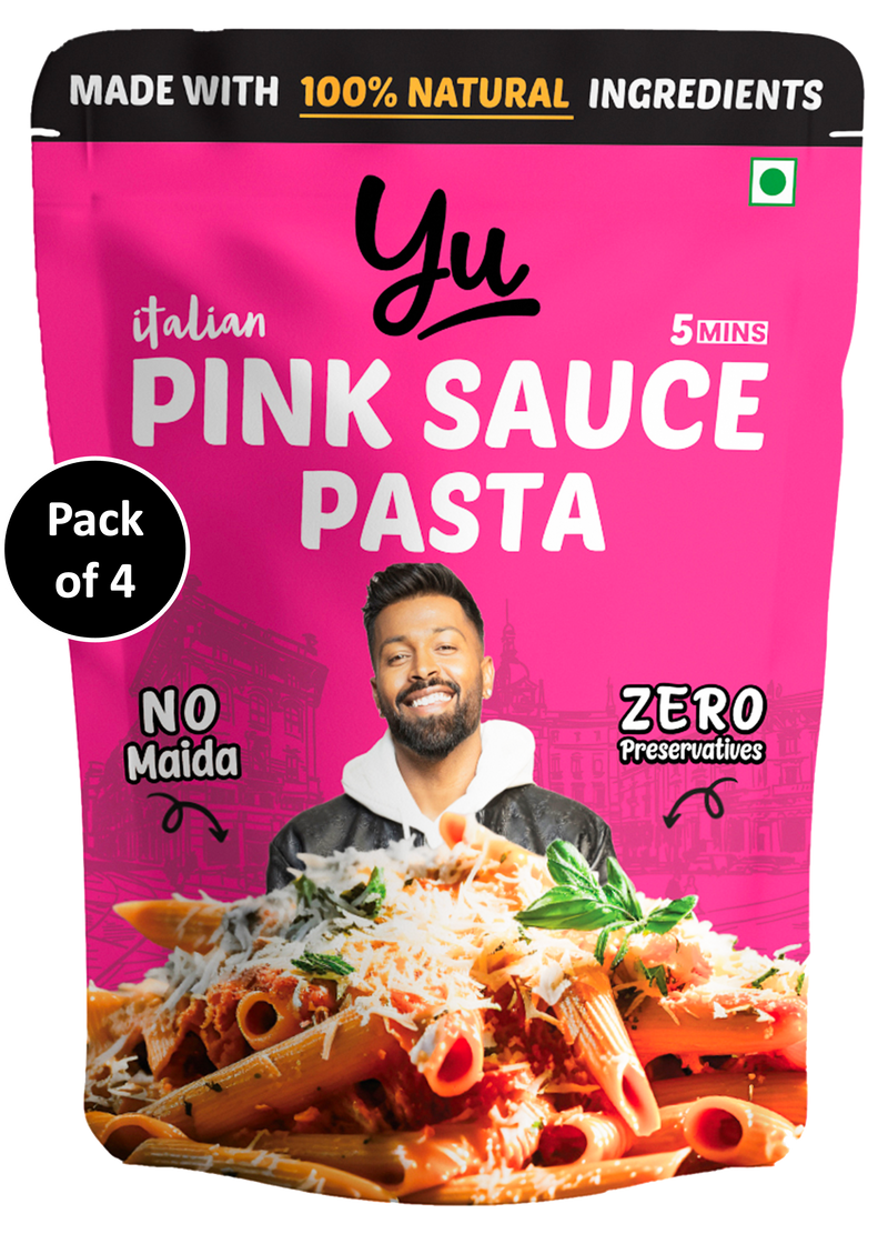 Italian Pasta Pack of 4 - Pink Sauce Penne Pasta