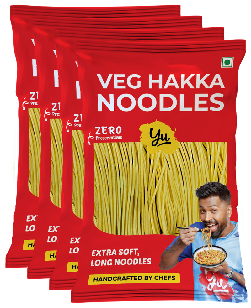 Veg Hakka Noodles - Pack of 4