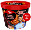 Red Hot Chicken Noodles - Pack of 4