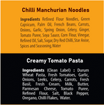 Noodles & Pasta Combo Pack of 4 - 2 Chilli Manchurian Noodles, 2 Creamy Tomato Pasta