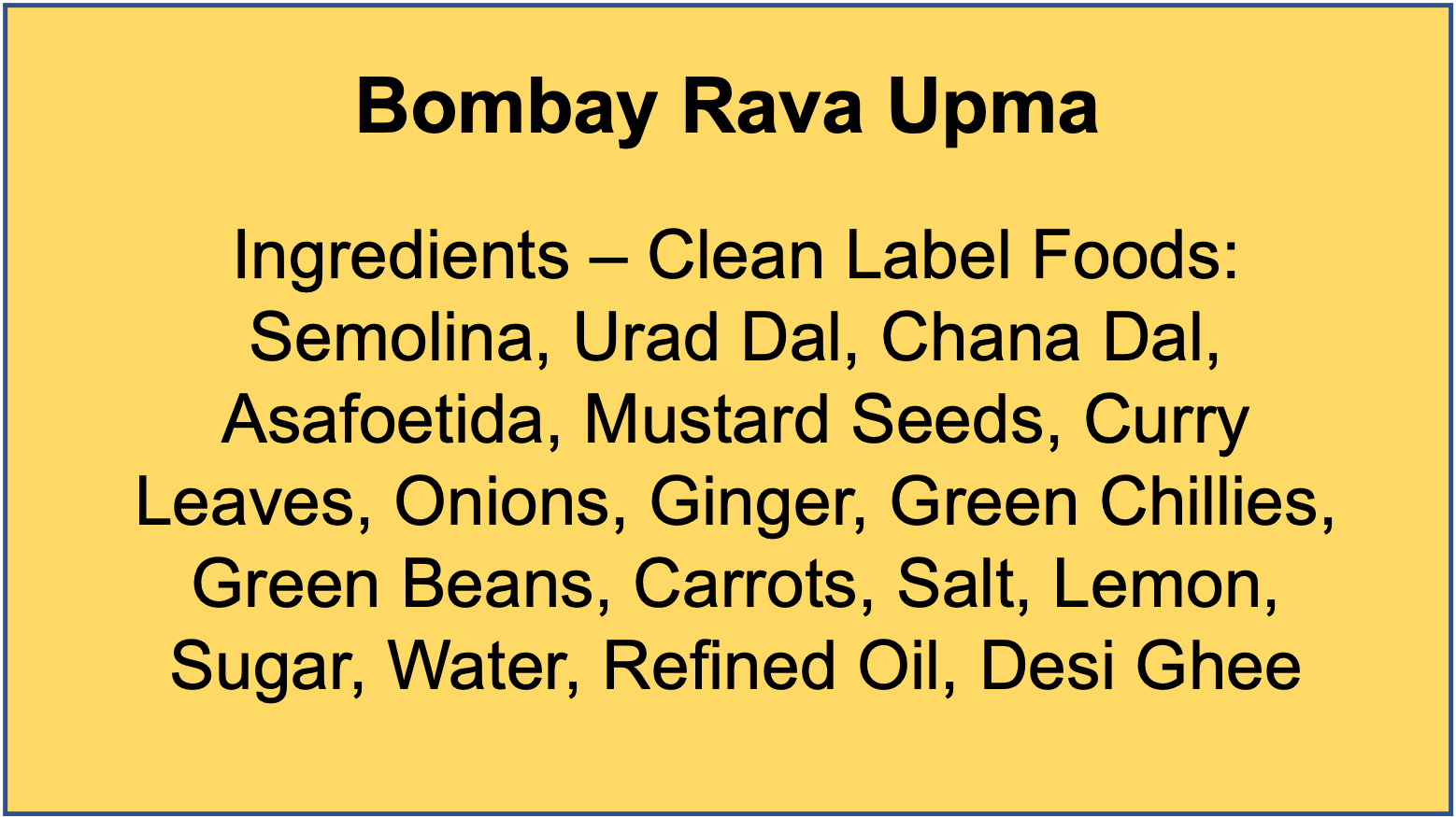 Bombay Rava Upma - Pack of 4