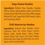 Special Mixed Noodles Pack of 4 - 2 Chilli Chicken, 1 Chilli Manchurian, 1 Zingy Cheese